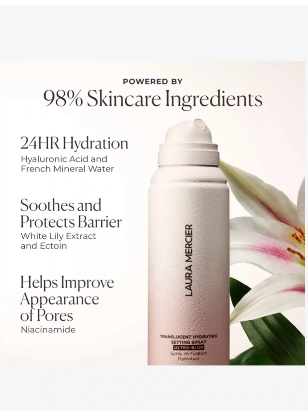 laura mercier Translucent Hydrating Setting Spray